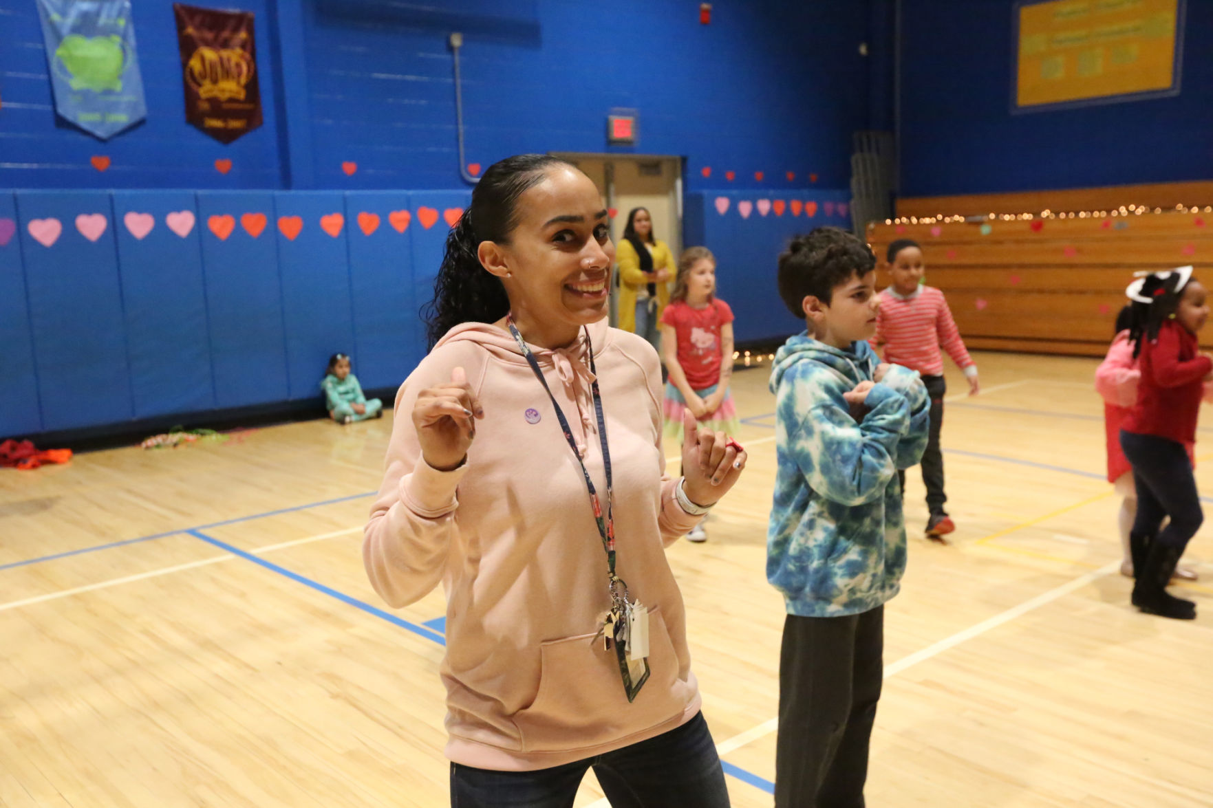 Marsh School dance and jump rope contest